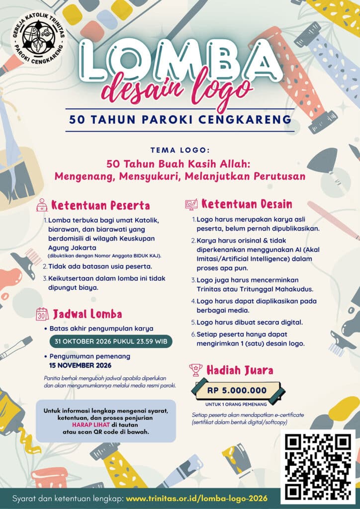 Lomba Desain Logo 50 Tahun Paroki Cengkareng